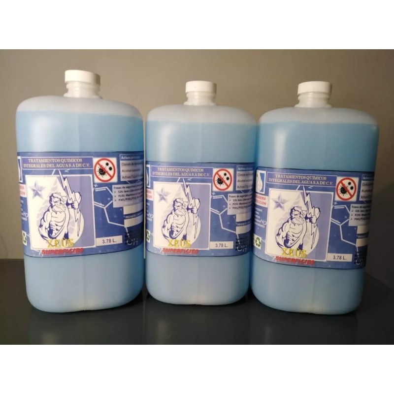 Zeus Garrafa Sanitizante Zeus Antibacterial Para Superficies