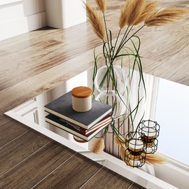 AUYHM 30x30 Frameless Mirror,Bathroom Vanity Mirror,Nano Glass Square Mirrors for Wall,Beveled Mirrors for Restroom Wall Decor