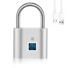 Fingerprint Lock: WIYETY Padlock Finlgerimpression, Lock Fingerprint, Small Lock with