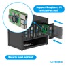 UCTRONICS Upgraded Complete Enclosure for Raspberry Pi Cluster, with 4