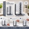 Suction Cup Glass Cleaning Brush for Kitchen Sinks – Hands-Free
