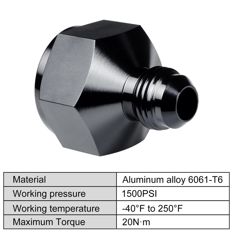 VehiMata 10AN Female to 8AN Male Flare Reducer Fitting Adapter