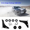 Melincars Hood Pin Kit for 2008-2016 Dodge Challenger, Black Steel