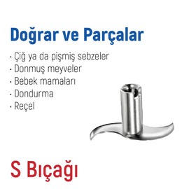 bamix 460.053Bamix Meat Mincer Blade for use with all Bamix models cuts minces,Silver