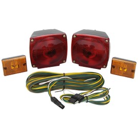 Grote 65370-5 Trailer Lighting Kit (with Clearance Marker), Black