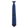 DQT Men's Plain Twill Wedding Formal Clip On Tie -