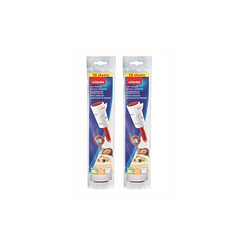 Vileda Fusselroller - 2er Pack - 58 Blatt
