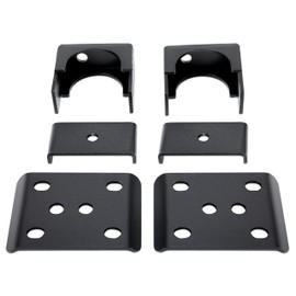 KUAFU 6" Rear Axle Flip Lowering Drop Kit Compatible with 1999-2007 C1500 Silverado Sierra 2WD / 4WD Rear Axle Flip Kit Powder Coated Steel Black