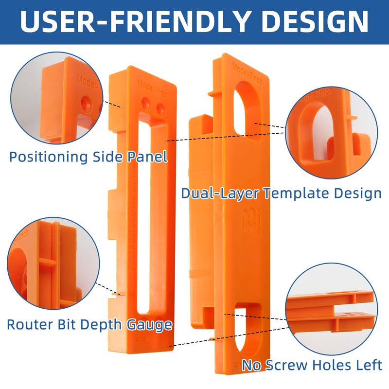 TamBee Hidden Hinge Mortiser Template Invisible Hinge Router Guide Template