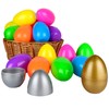 AniSqui 35 Pieces Plastic Eggs to Fill, 2.52" (8.2cm) Plastic