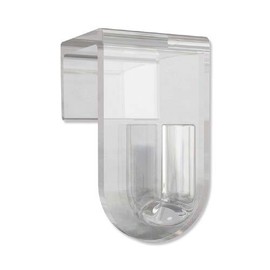INTERDECO Window Hooks / Decorative Hooks Transparent for Window Decoration (Pack of 2)