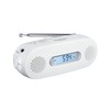 Panasonic RF-TJ10-W FM/AM 2-Band Receiver Hand Crank Charging Radio, White