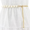 FAIRYGATE Women's Beaded Thin Waist Chain Bead Belt Dress Decoration