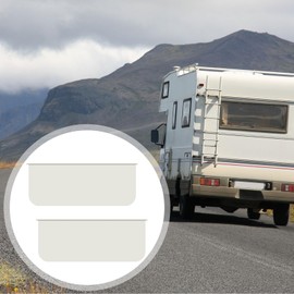 Maasechs 2 Pcs RV Vent Damper Replacement RV Exhaust Vent Flapper Outside Damper Flapper for Camper Travel Trailer Motorhome, White