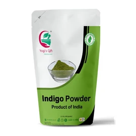 Yogi's Gift Organic Indigo Powder for Hair dye | Ideal for Black and Dark Hair | Indigofera Tinctoria | Black Henna | 100 g (3.5 Oz) | Organic Natural Hair color