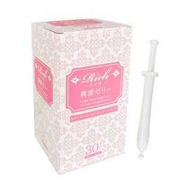 Rich Lubricant Jelly Soft 30 Pcs Gel Lotion Moisturizing Women Odorless Colorless Tasteless Hyaluronic Acid Moisturizing One-Touch Infusion Disposable Compact Commercial Use