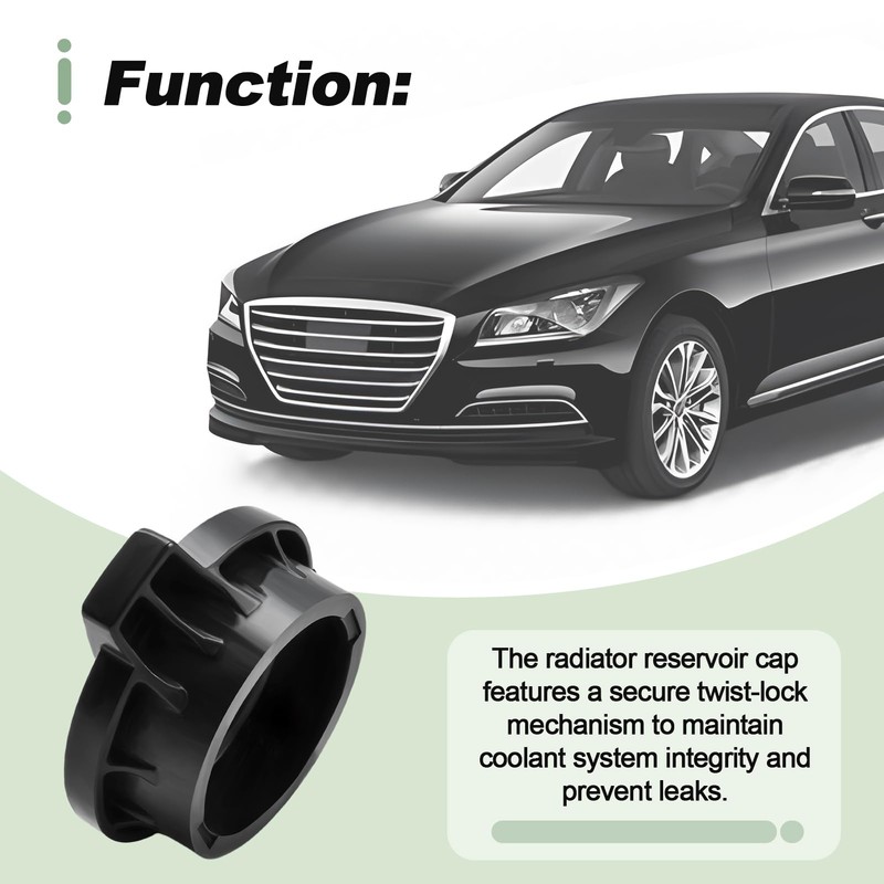 Coolant Reservoir Cap Compatible with 2015-2024 Hyundai Genesis G80 G90