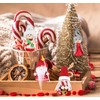 Homewit Handmade Christmas Dolls Pendant Set, 10Pcs Hanging Tree Decorations