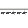 Interior Trends 12 Piece Set of Decorative Shower Curtain Hooks