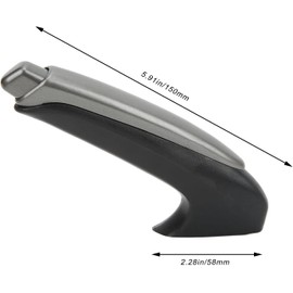Protector de Freno de Mano Aramox, Cubierta Protectora de Mango de Freno de Mano, Plástico ABS 47115‑SNA‑A82Z, Repuesto para Coupe Sedan 2006‑2011