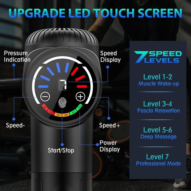 Massage Gun EM26 Experience powerful deep tissue relief,Featuring 10 massage