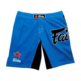 Fairtex AB1/P Muay Thai Board Shorts BLUE (Medium)