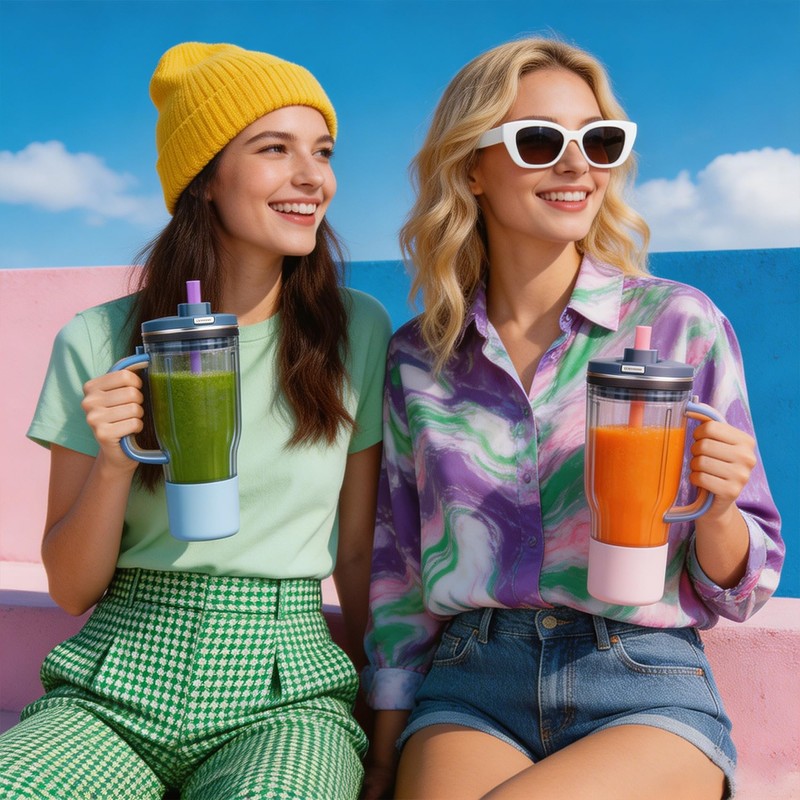 KLOWOAH Replacement Straws Compatible With Ninja Blendboss Personal Blender 26oz