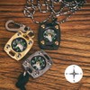 MecArmy CMP2-T High Sensitivity EDC Compass, Exquisite Carved Mechanical Instrument