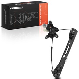 A-Premium Rear Right Passenger Side Electric Power Window Regulator with Motor Compatible with Ford Fusion 2013-2020, Police Responder Hybrid 2019-2020 & Lincoln MKZ 2013-2020