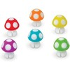 Genuine Fred Tiny Hongos Marcadores de Bebida de Silicona, 2.54cm