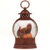 Fall Decorations for Home Fall Snow Globe with Turkey Pumpkin