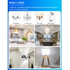ZHENMING Dimmable G9 LED Bulb 60W 75W 80W Halogen Equivalent,
