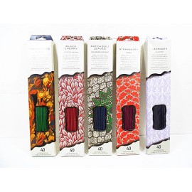 Flora Classique Incense Sticks Strawberry Black Cherry Lavender Patchouli Frankincense 40 per Pk - Lavender