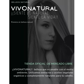 VIVONATURAL 12 Keratina Alaciante Con Extractos Naturales, Vivo Natural.