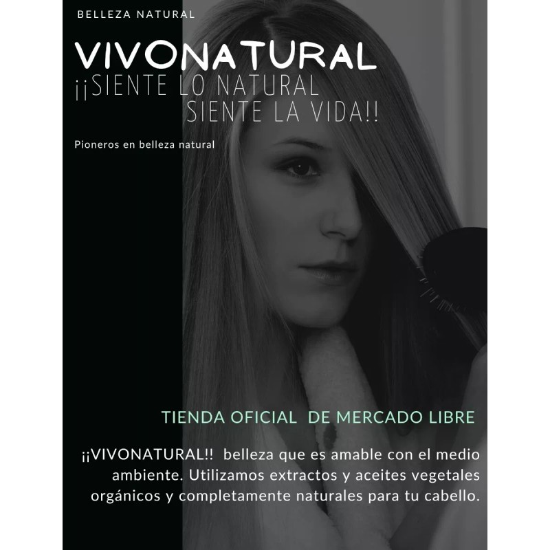 VIVONATURAL 12 Keratina Alaciante Con Extractos Naturales, Vivo Natural.