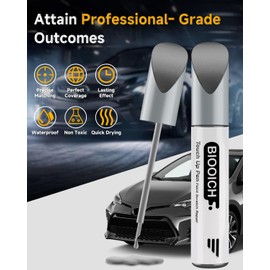 Magnetic Gray Metallic 1G3 Touch Up Paint Pen for Toyota Exact Color Match Car Chip and Scratch Repair for Toyota RAV4 Camry Corolla Tacoma Highlander 4Runner Tundra Prius Sienna
