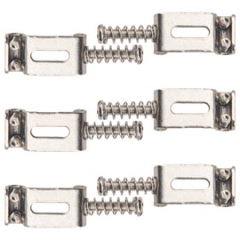 6Pcs Yootones Vintage Style Guitar Tremolo Bridge Saddles Compatible with Fender Strat Stratocaster Electric Guitar (Silver)