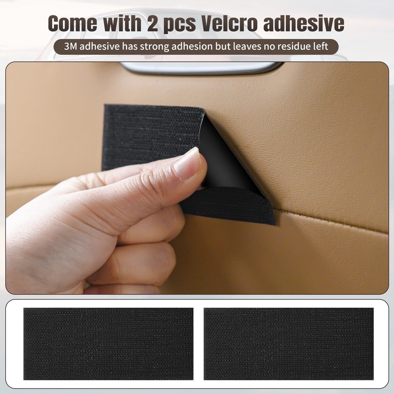 JEYODA Car Seat Side Storage Pocket, Small Organizer,PU Leather Multifunctional
