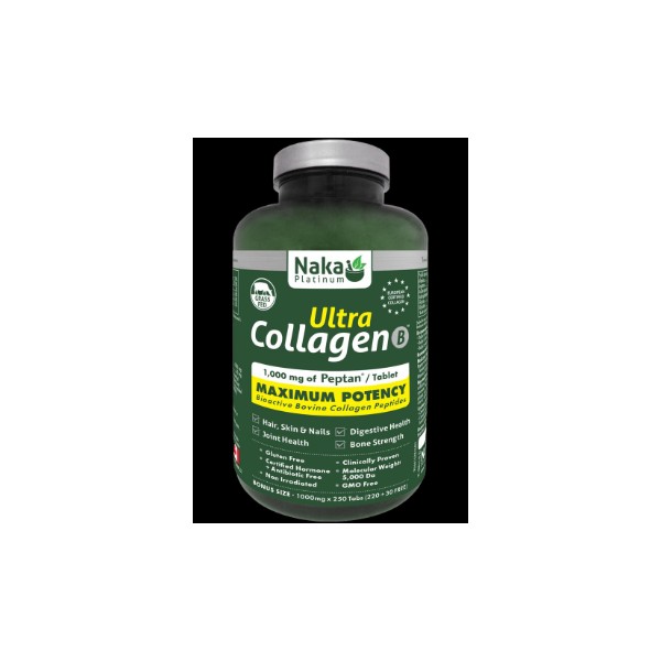 Naka Ultra Collagen Bovine - 250 Tabs