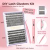 Eyelash Clusters Kit Natural, 240PCS 30D 40D Mixed Lengths 10–16mm,