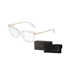 Dolce & Gabbana DG5025 3133 53M Crystal Cateye Eyeglasses For Women+ BUNDLE with Designer iWear Eyewear Kit