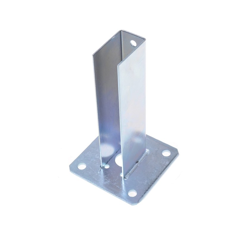 Aqbau® U-Post Support for Fence Posts 60 x 40 cm,