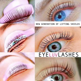 5 Pairs Small Lash Lifting Shields Curlers Pads Glueless eyelid shaped Vegan Cruelty Free Eyeluvlashes Lift & Go (SMALL SHIELDS PINK (5 PAIRS))