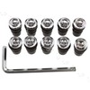 Micro Traders 16mm M5 Aluminium Motorcycle Windshield Fastener Bush Fairing