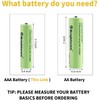 NiMH Rechargeable AAA Battery Pack of 12, 600mAh 1.2v Pre