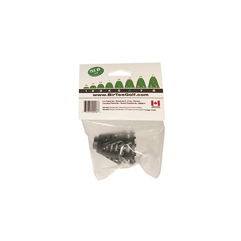 BirTee Pro Golf Tees - Size #6 (1 1/2") Individual