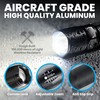 TacLight 3 Pk Tactical Flashlights High Lumens 40x Brighter than