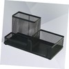 DOITOOL Metal Mesh Desk Organizer Compartment Storage Case for Office