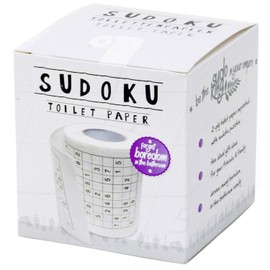 Sudoku Klopapier Sudoko Fun Toilettenpapier mit Sodoko Rätseln ideal für längere Geschäfte