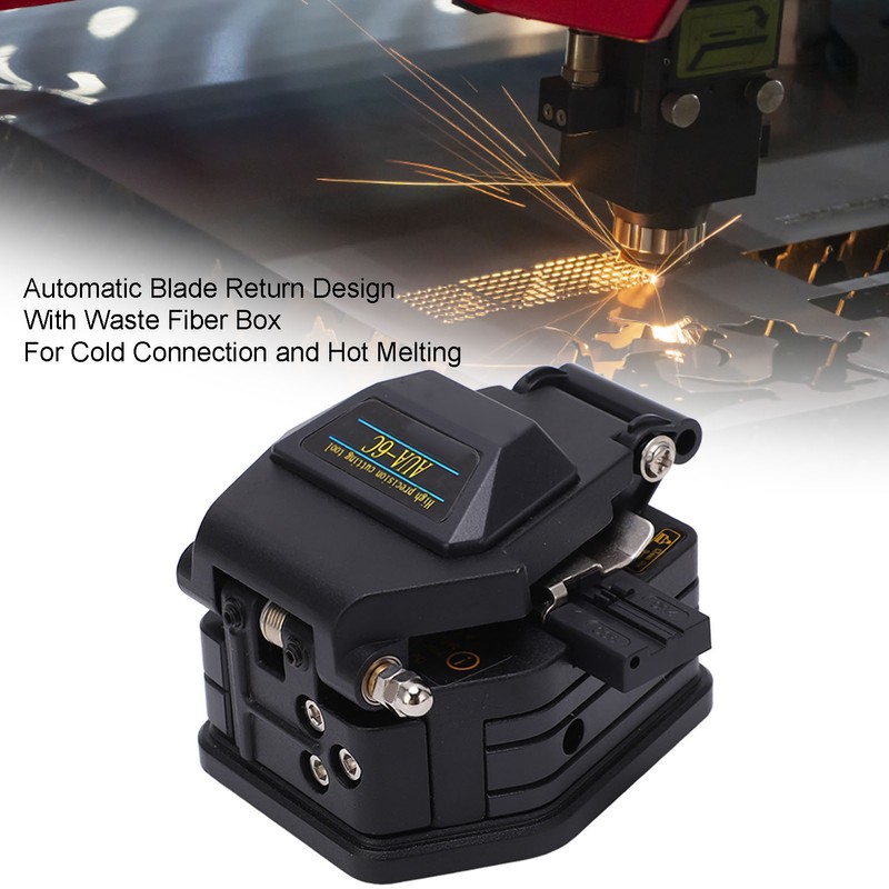 Fiber Cleaver Cold Connection Hot Melting High Accuracy Cutter Cutting